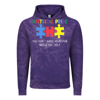 Cloud Purple Autistic Pride Autism Awareness Vintage Hoodie - CowhideDigitalArt