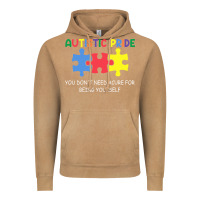 Vintage Camel Autistic Pride Autism Awareness Vintage Hoodie - CowhideDigitalArt