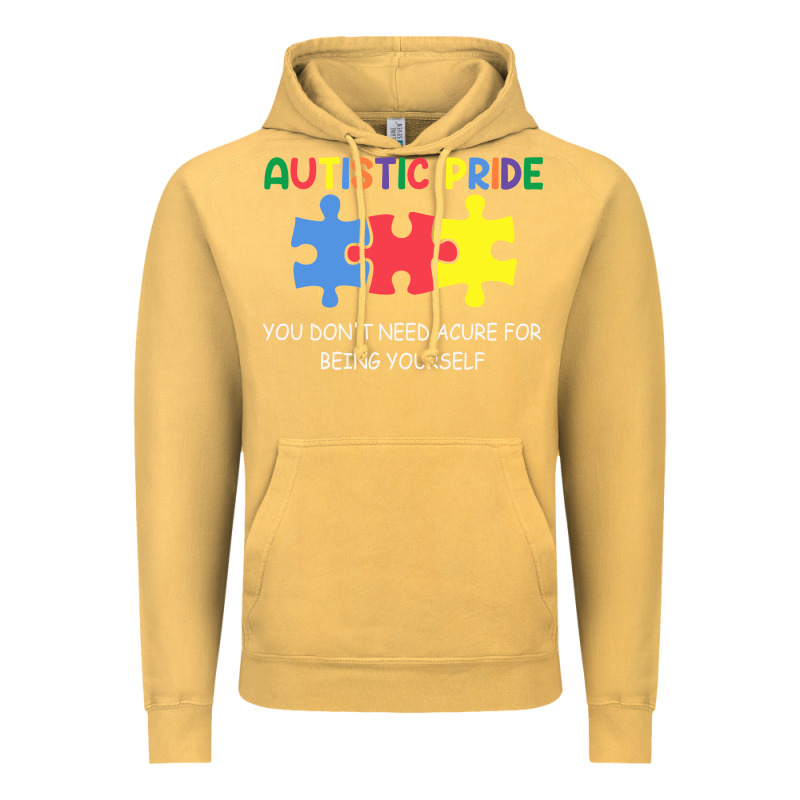 Autistic Pride Autism Awareness Vintage Hoodie by CowhideDigitalArt | Teevron