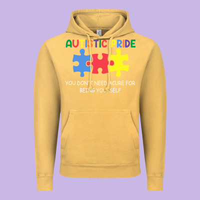 Autistic Pride Autism Awareness Vintage Hoodie Designed By Cowhidedigitalart