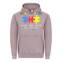 Vintage Zinc Autistic Pride Autism Awareness Vintage Hoodie - CowhideDigitalArt