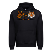 Black peace love tigers Urban Hoodie - RanaPortraitStore