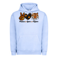 Pigment Grape Ice peace love tigers Urban Hoodie - RanaPortraitStore