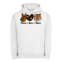 Peace Love Tigers Urban Hoodie | Teevron