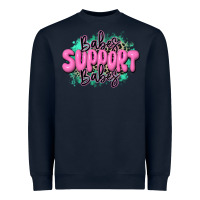 Navy babes support babes Heavyweight Sweatshirt - JahusDesignShop