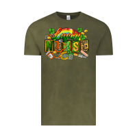 Vintage Olive lucky nurse  St. Patricks Day Vintage Tee - FaDigitalArtStudio