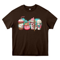 Chocolate Brown volleyball coffee Heavy Core Tee - Jasminsmagicworld