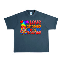 Midnight Navy Love Gnomes No Bounds Urban Heavy Tee - BundleAndBundleShop