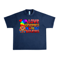 Navy Love Gnomes No Bounds Urban Heavy Tee - BundleAndBundleShop