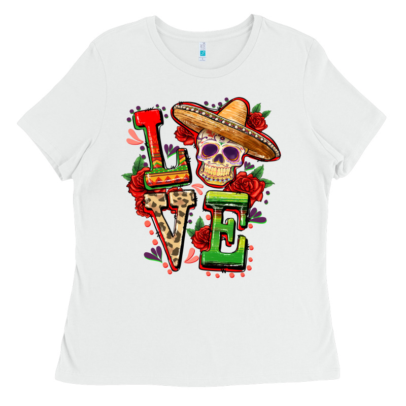 Cinco De Mayo Love Ladies Tee by FaDigitalArtStudio | Teevron