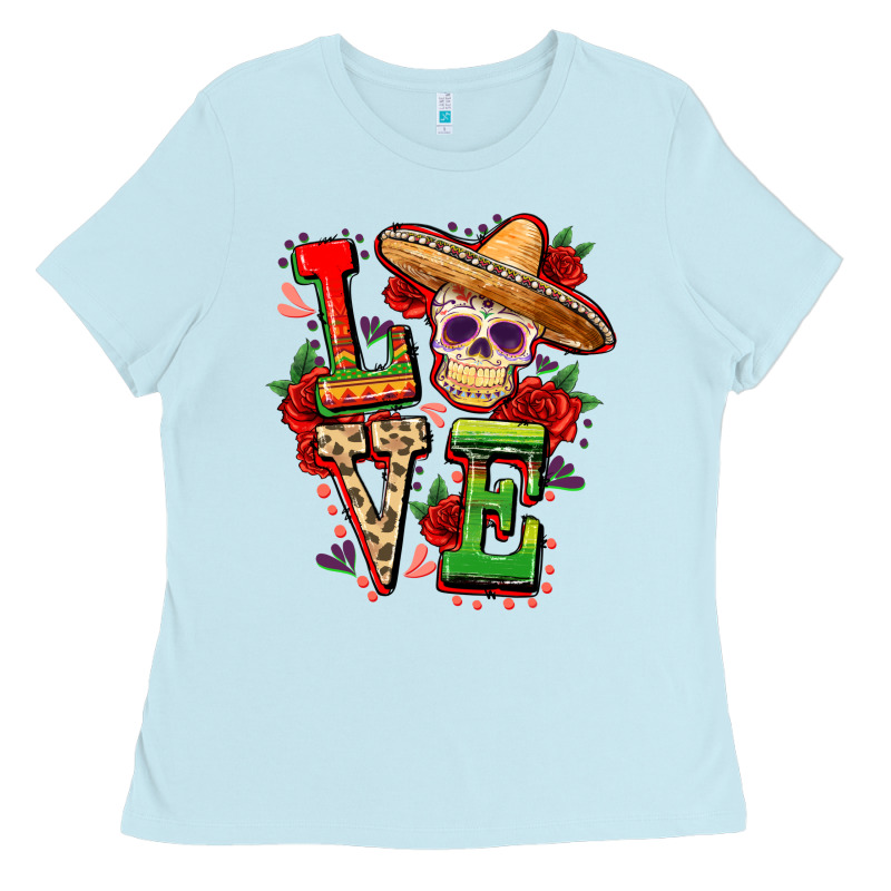 Cinco De Mayo Love Ladies Tee by FaDigitalArtStudio | Teevron