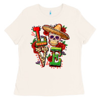 Bone Cinco de mayo love Ladies Tee - FaDigitalArtStudio