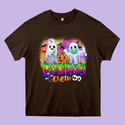 Boo Boo Crew Heavy Core Tee Designed By Cowgirlartshop