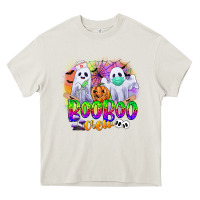Cream boo boo crew Heavy Core Tee - CowGirlArtShop