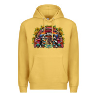 Antique Gold mexican rainbow Premium Hoodie - RacoonDesign