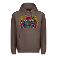 Coffee mexican rainbow Premium Hoodie - RacoonDesign