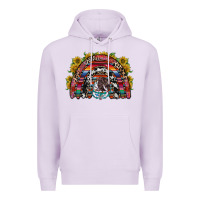Lilac mexican rainbow Premium Hoodie - RacoonDesign