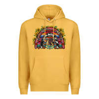 Mustard mexican rainbow Premium Hoodie - RacoonDesign