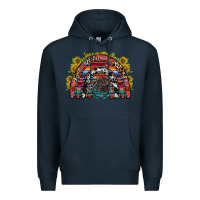 Navy mexican rainbow Premium Hoodie - RacoonDesign