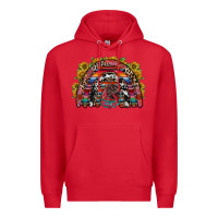 Red mexican rainbow Premium Hoodie - RacoonDesign