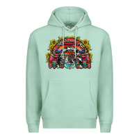 Seafoam mexican rainbow Premium Hoodie - RacoonDesign