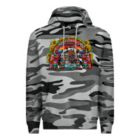 Slate Camo mexican rainbow Premium Hoodie - RacoonDesign