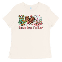 Bone Easter Day Peace love Easter Ladies Tee - OliviaCreatesArt