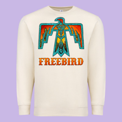 Thunderbird Freebird Premium Sweatshirt Designed By Jahusdesignshop