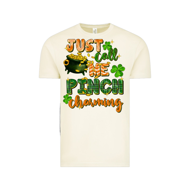 Just Call Me Pinch Charming St. Patricks Day Vintage Tee by FaDigitalArtStudio | Teevron