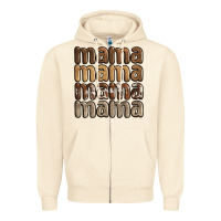 Sandshell faux sequins mama Zipper Hoodie - JahusDesignShop