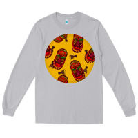 Moon Dust african masks round earrings 5 Long Sleeve Tee - BundleAndBundleShop