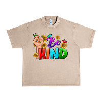 French Oak Be Kind LGBTQ+ Urban Heavy Tee - BundleAndBundleShop