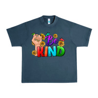 Midnight Navy Be Kind LGBTQ+ Urban Heavy Tee - BundleAndBundleShop