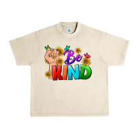 Sandshell Be Kind LGBTQ+ Urban Heavy Tee - BundleAndBundleShop
