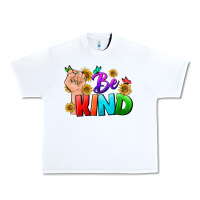 White Be Kind LGBTQ+ Urban Heavy Tee - BundleAndBundleShop