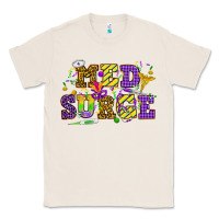Natural Mardi Gras Med Surge Classic Tee - HowdyJamesFarm
