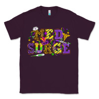 Plum Mardi Gras Med Surge Classic Tee - HowdyJamesFarm