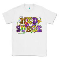 White Mardi Gras Med Surge Classic Tee - HowdyJamesFarm