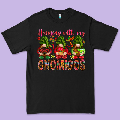 Hanging With My Gnomigos Mexico Premium Tee Designed By Howdyjamesfarm