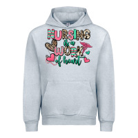 Heather Grey nursing is a work of heart Urban Hoodie - RanaPortraitStore