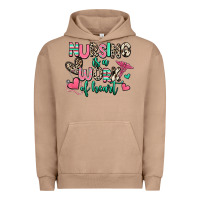 Pigment Burro nursing is a work of heart Urban Hoodie - RanaPortraitStore