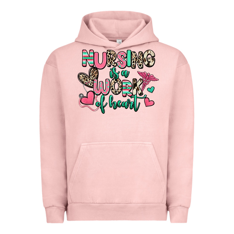 Nursing Is A Work Of Heart Urban Hoodie by RanaPortraitStore | Teevron