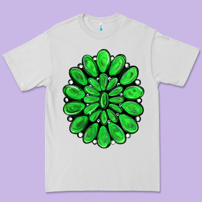 Green Gemstone Premium Tee Designed By Ranaportraitstore