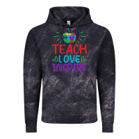 Cloud Black teach love inspire Vintage Hoodie - CowhideDigitalArt
