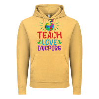 Vintage Mustard teach love inspire Vintage Hoodie - CowhideDigitalArt