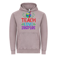 Vintage Zinc teach love inspire Vintage Hoodie - CowhideDigitalArt
