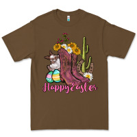 Cacao Happy Easter western Easter Day Premium Tee - CowGirlArtShop