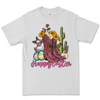 Dove Grey Happy Easter western Easter Day Premium Tee - CowGirlArtShop