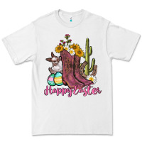 White Happy Easter western Easter Day Premium Tee - CowGirlArtShop