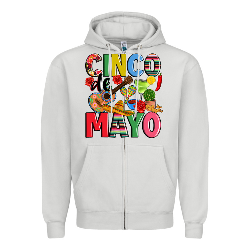 Cinco De Mayo Zipper Hoodie by JahusDesignShop | Teevron